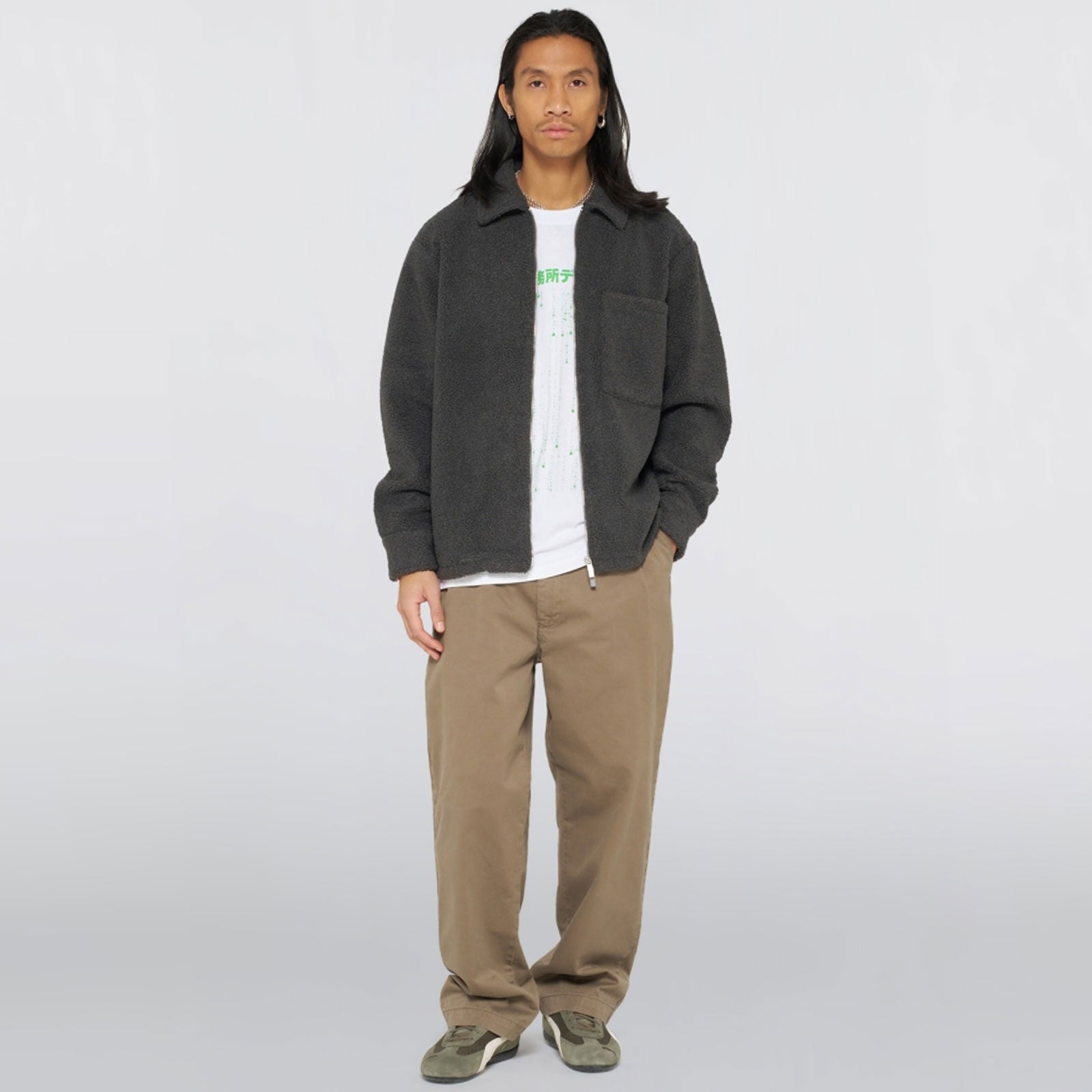Snug II Overshirt LS dark grey