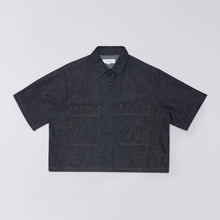 W' Delme S/S Shirt blue rinsed Edwin Jeans