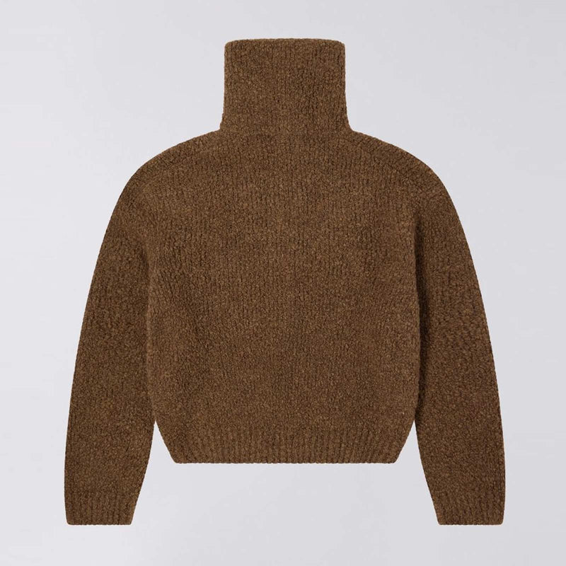 W´ Neva Half Zip Sweater taupe garment washed Edwin Jeans