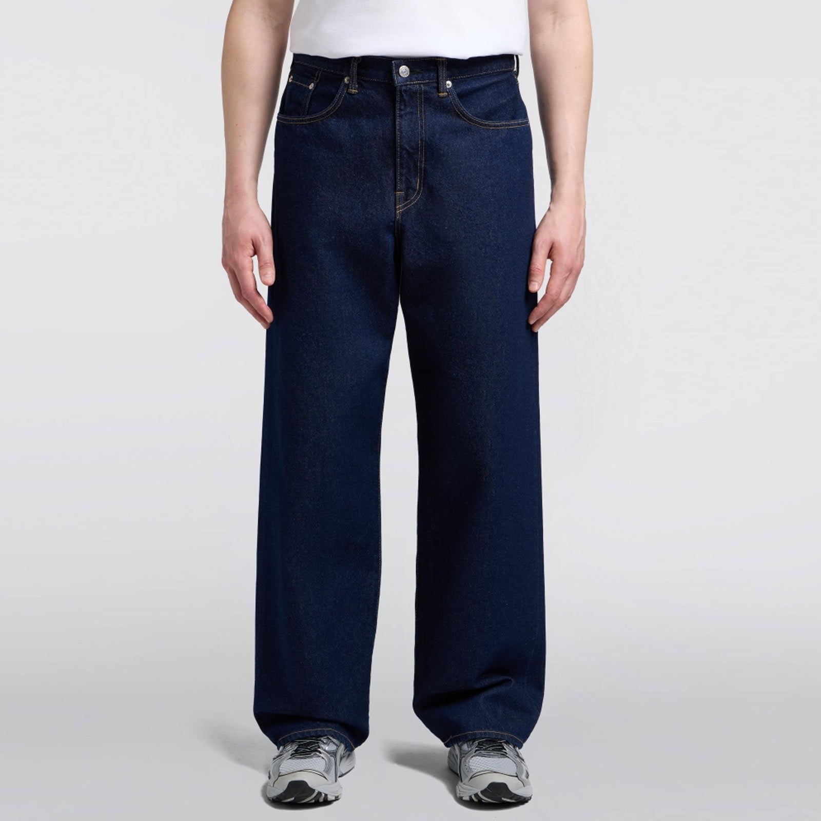 Wide Pant blue rinsed