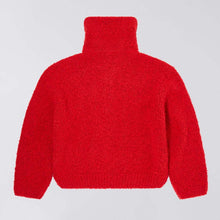 W´ Neva Half Zip Sweater fiery red garment washed Edwin Jeans