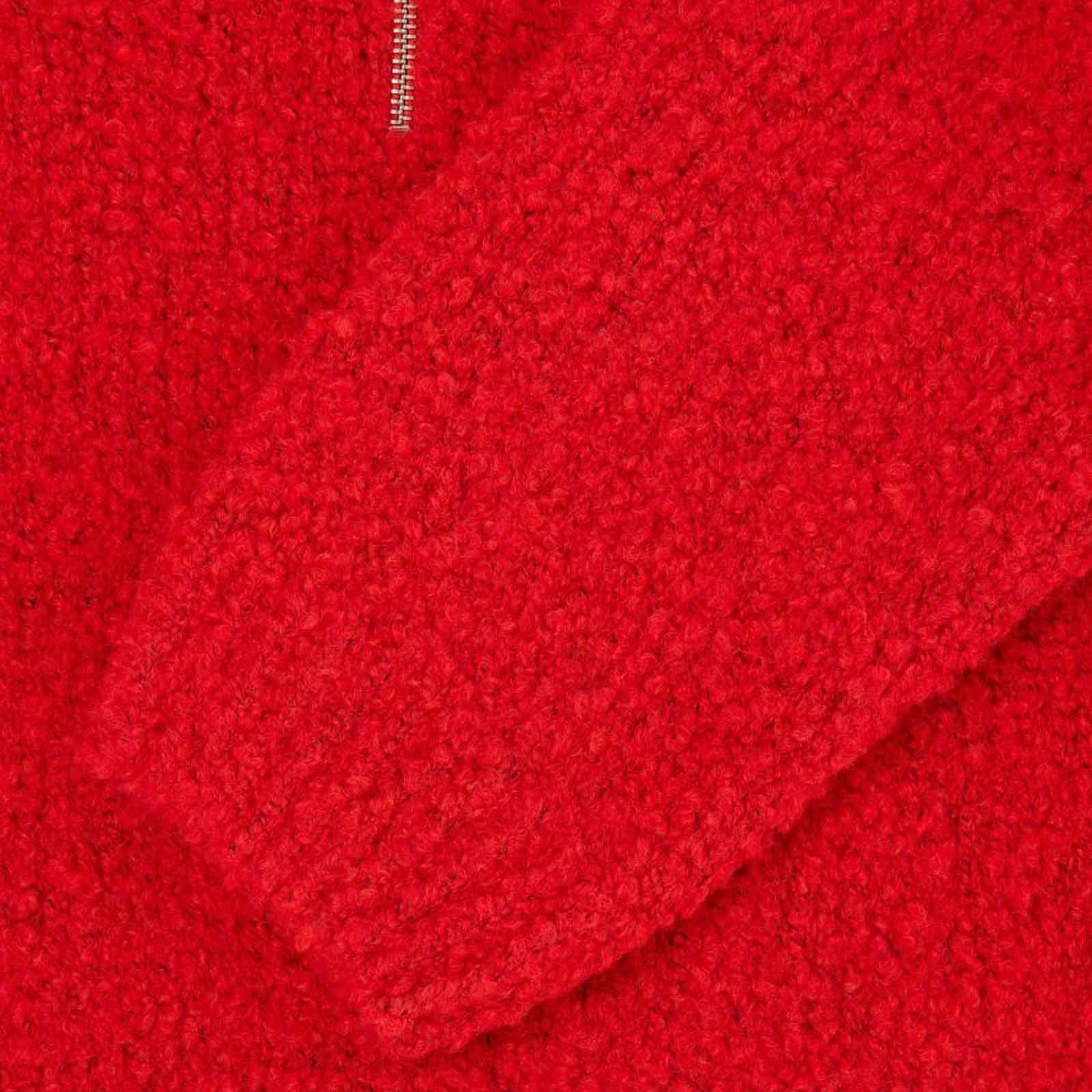 W´ Neva Half Zip Sweater fiery red garment washed Edwin Jeans