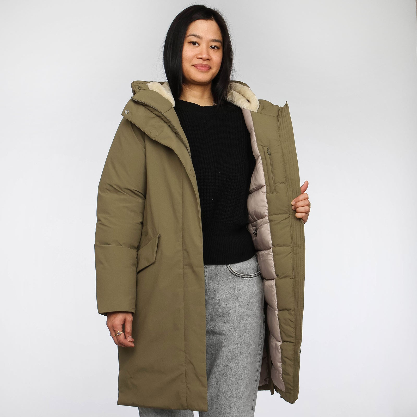 Nara Winter Jacket martini olive