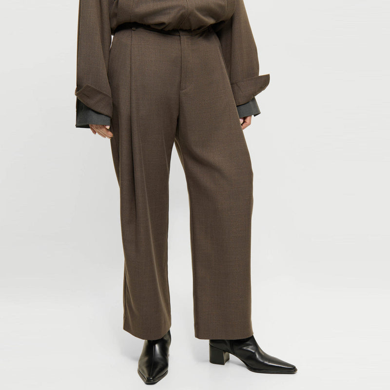 Admira TactileWeave Pants brown melange