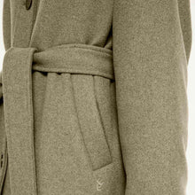 Alendra Wool Coat green melange
