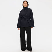 Alendra Wool Coat grey check