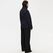 Alendra Wool Coat grey check