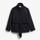 Alendra Wool Coat navy melange Elvine