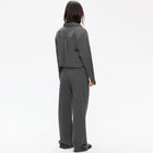 Ambel Herringbone Blouse mid grey mel