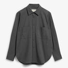 Ambel Herringbone Blouse mid grey mel