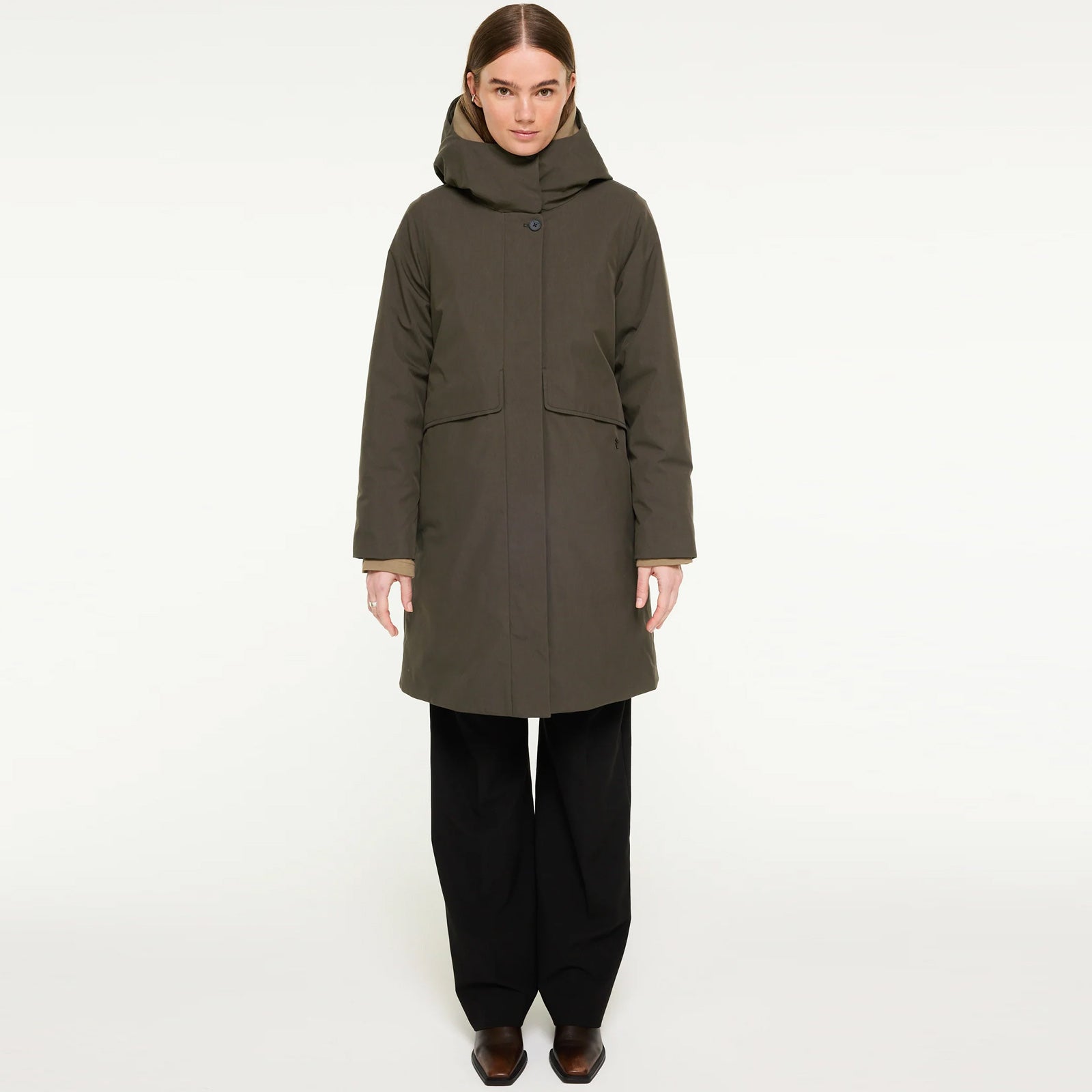 Avelyne Winter Parka deep olive Elvine