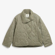 Caisa BrushLoom Jacket silver green