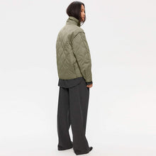 Caisa BrushLoom Jacket silver green