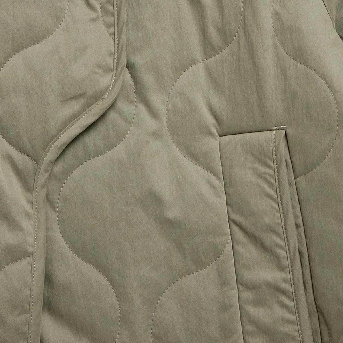 Caisa BrushLoom Jacket silver green
