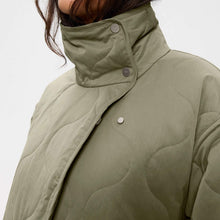 Caisa BrushLoom Jacket silver green