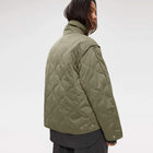 Caisa BrushLoom Jacket silver green