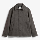 Ciaran Car Coat salt & pepper Elvine