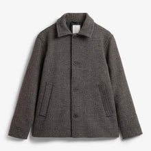 Ciaran Car Coat salt & pepper Elvine