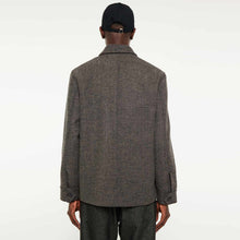Ciaran Car Coat salt & pepper Elvine