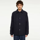 Ciaran Wool Coat navy melange