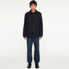 Ciaran Wool Coat navy melange