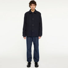 Ciaran Wool Coat navy melange