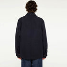 Ciaran Wool Coat navy melange