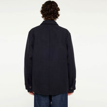 Ciaran Wool Coat navy melange