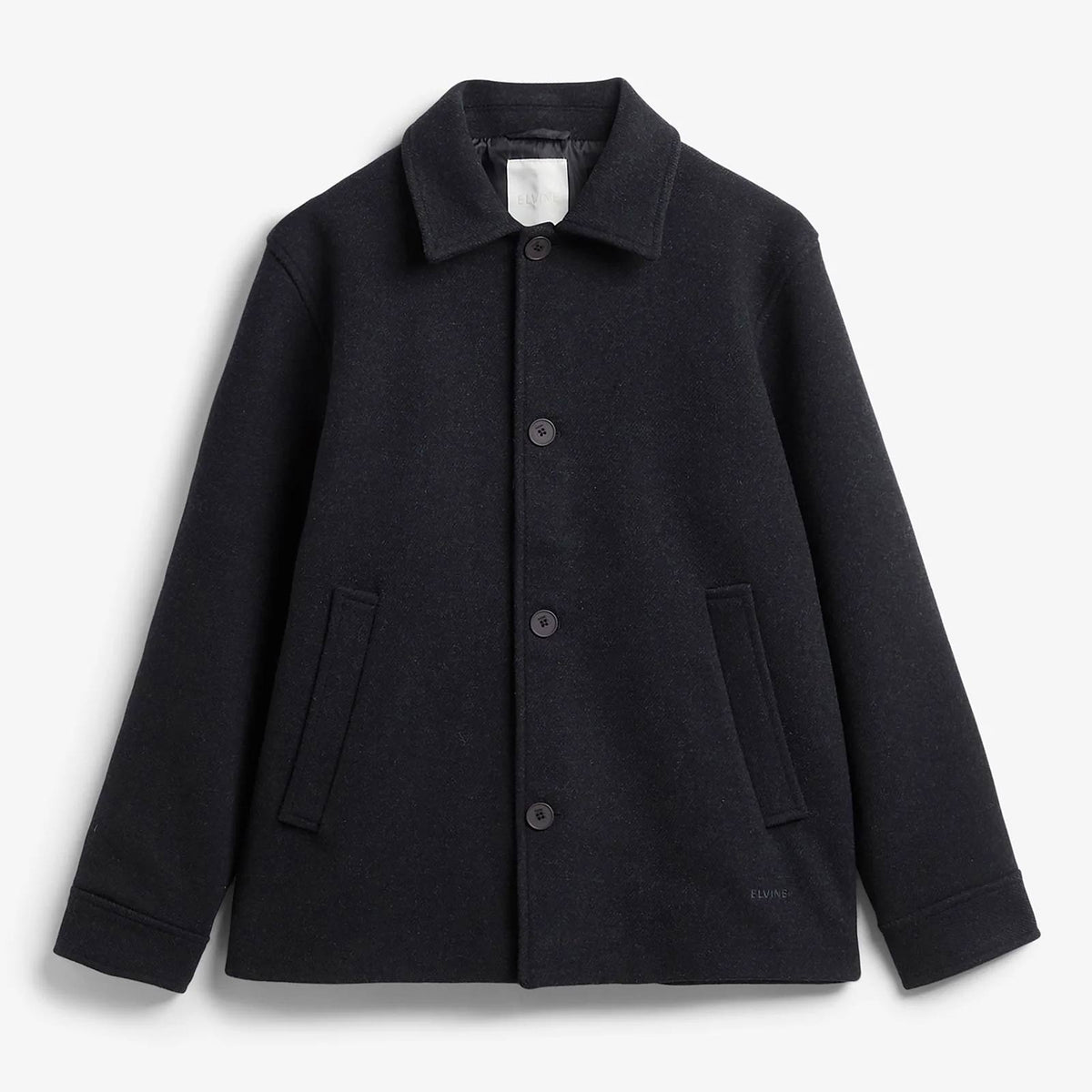 Ciaran Wool Coat navy melange