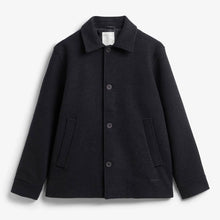 Ciaran Wool Coat navy melange