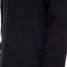 Ciaran Wool Coat navy melange
