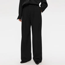 Dilay Herringbone Trousers black