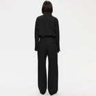 Dilay Herringbone Trousers black