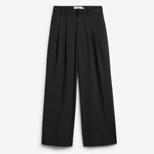 Dilay Herringbone Trousers black
