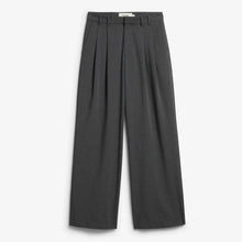 Dilay Herringbone Trousers mid grey mel