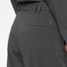 Dilay Herringbone Trousers mid grey mel