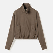 Enya TactileWeave Jacket brown melange