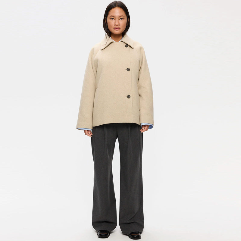 Erijana Wool Coat oat melange