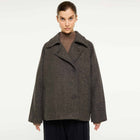 Erijana Wool Coat salt & pepper Elvine