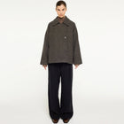 Erijana Wool Coat salt & pepper Elvine