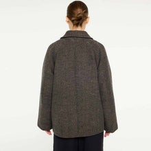 Erijana Wool Coat salt & pepper Elvine