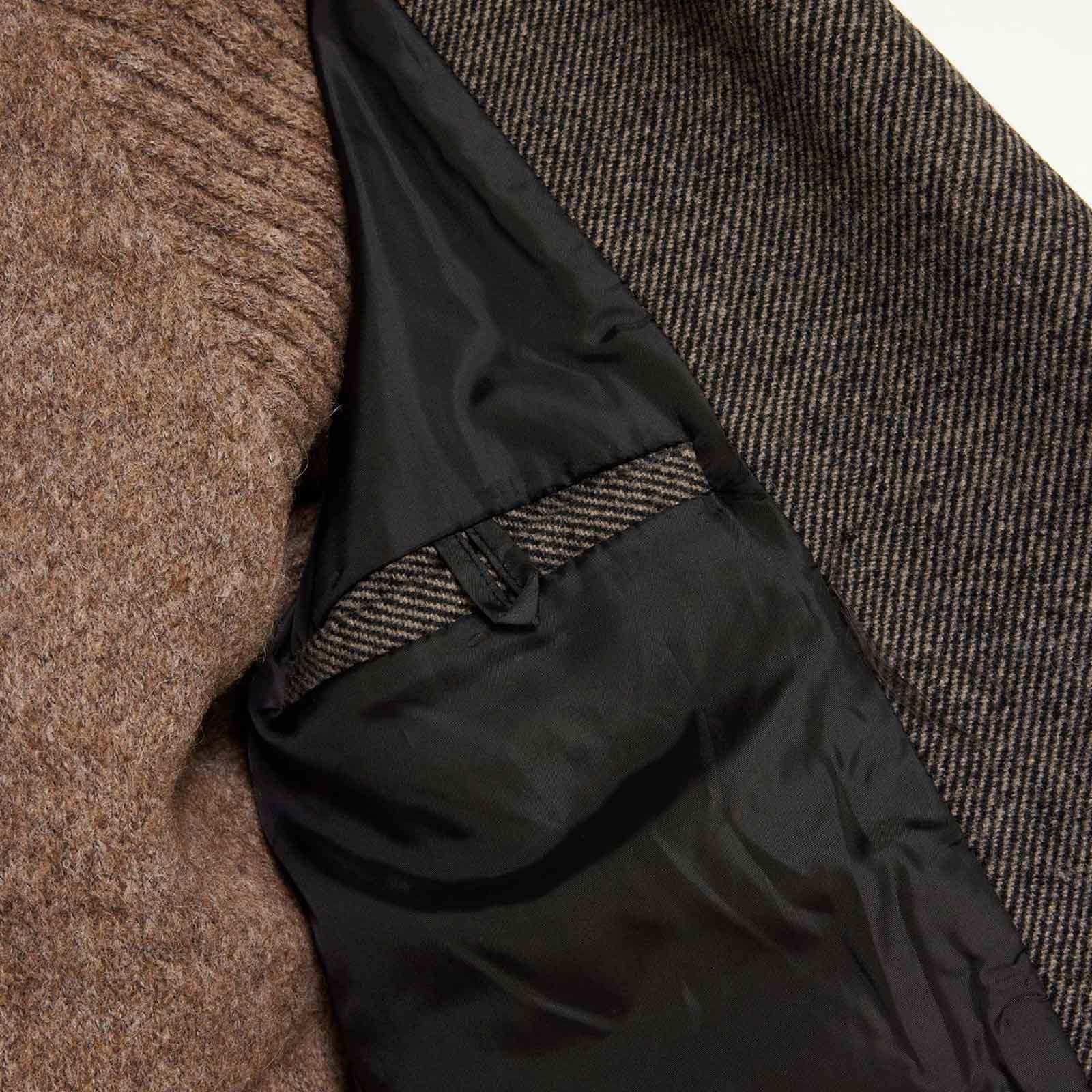 Erijana Wool Coat salt & pepper Elvine