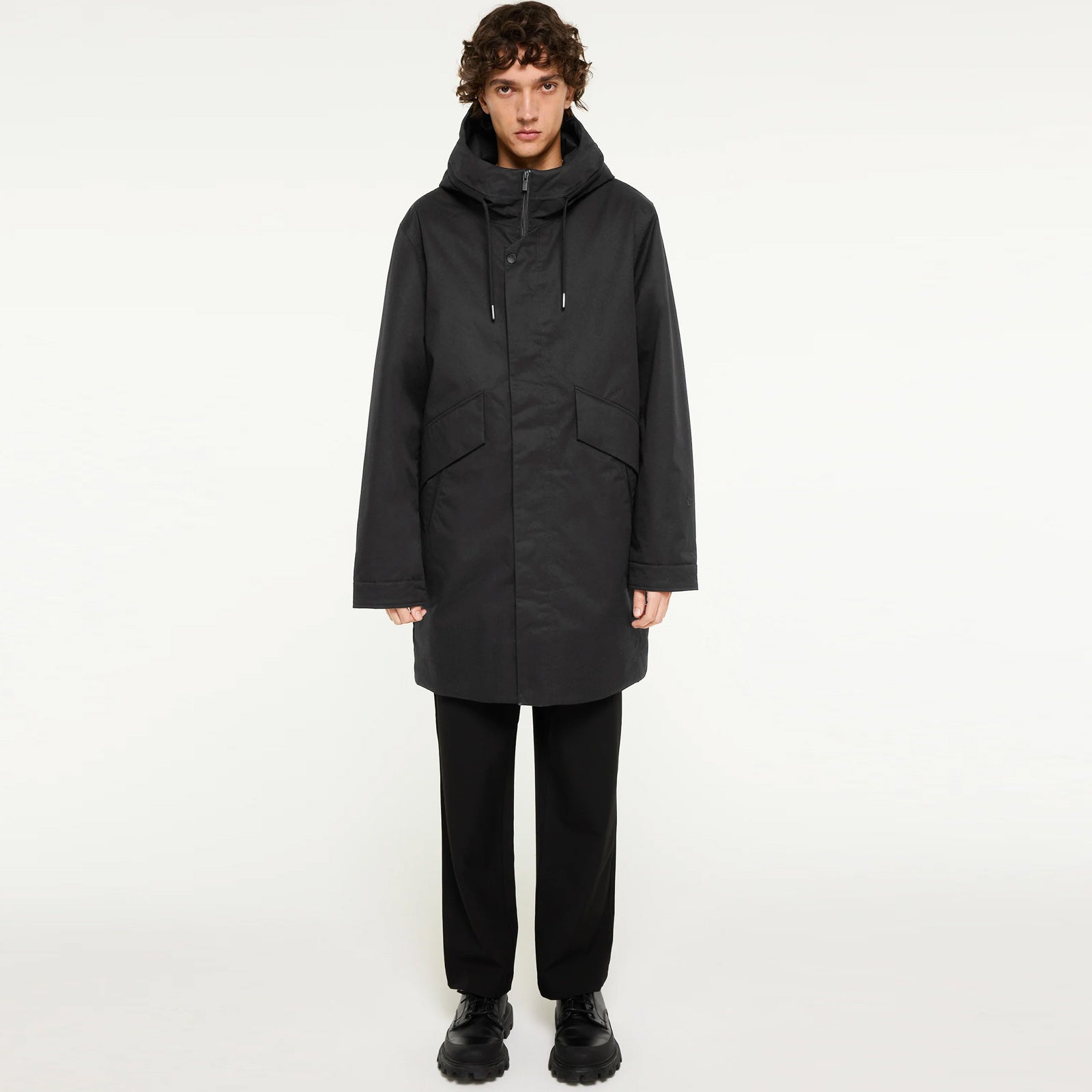 Karim Cold Winter Parka black Elvine