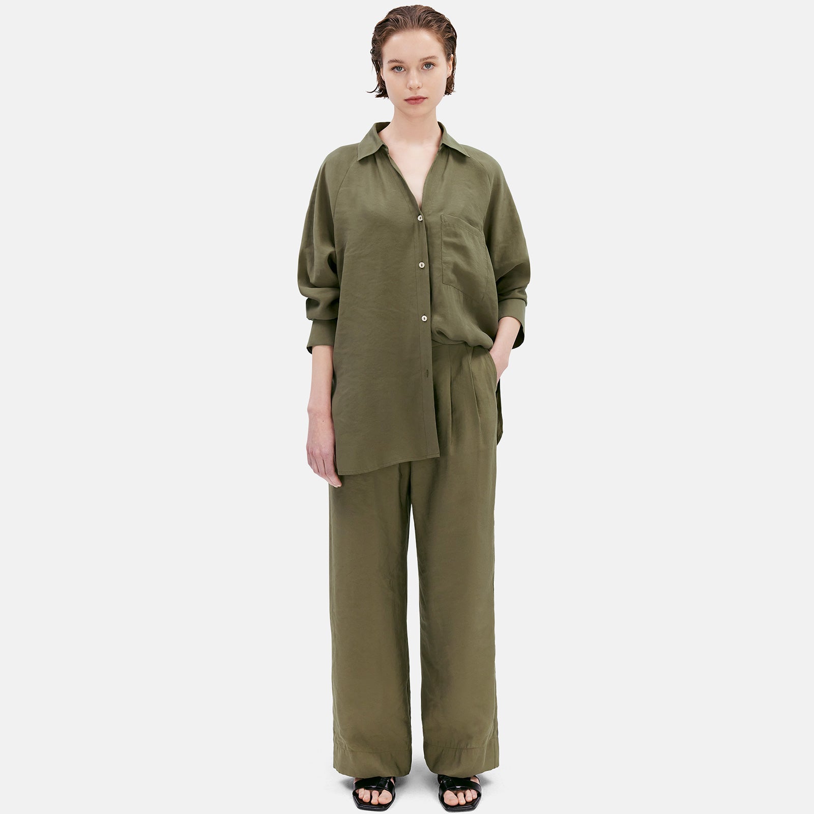 Lisette Pant martini olive