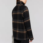 Melvina Wool Jacket 310 brown check