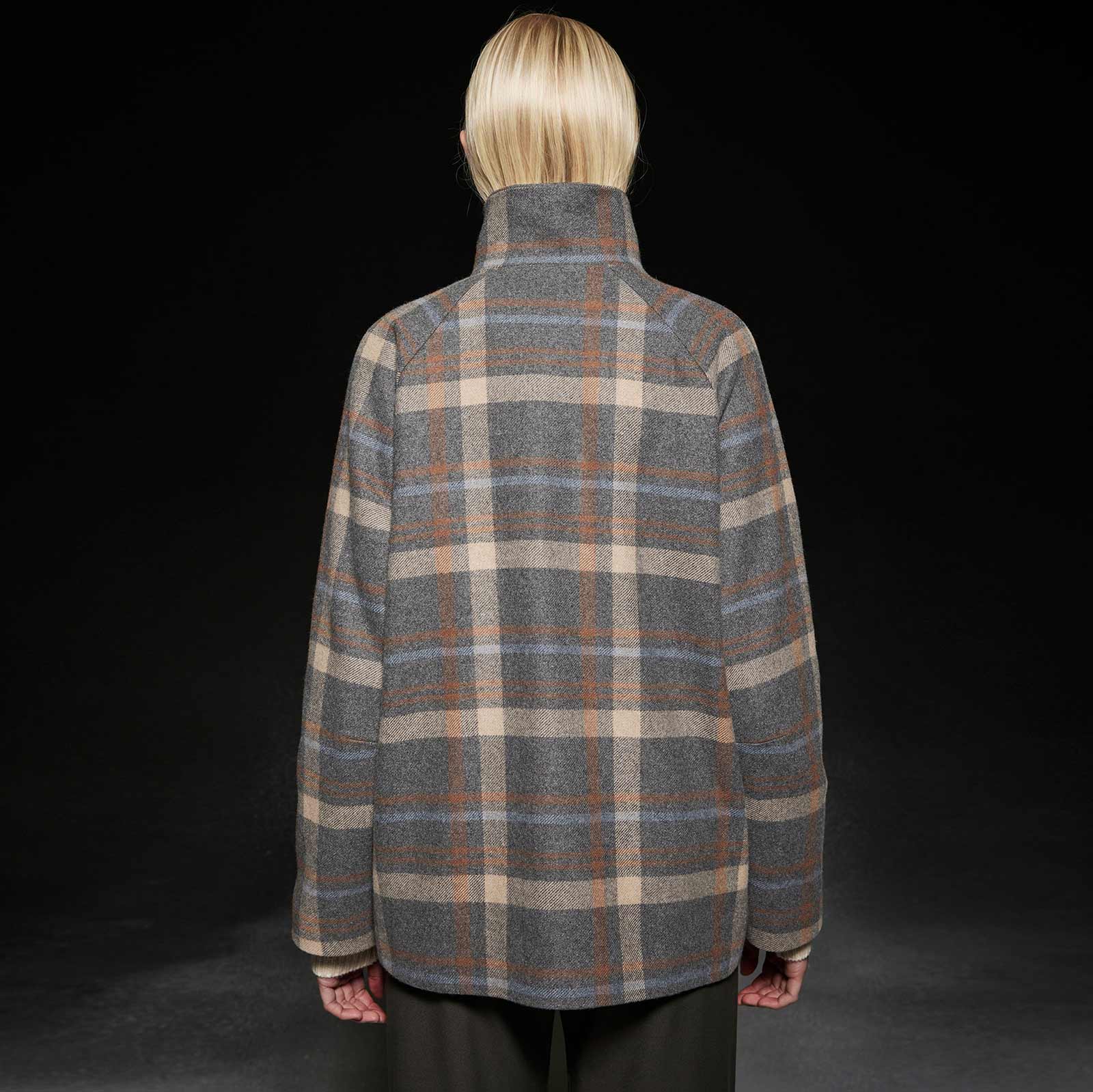 Melvina Wool Jacket 319 grey check