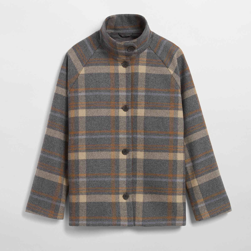 Melvina Wool Jacket 319 grey check