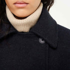Milleah Wool Coat navy melange Elvine