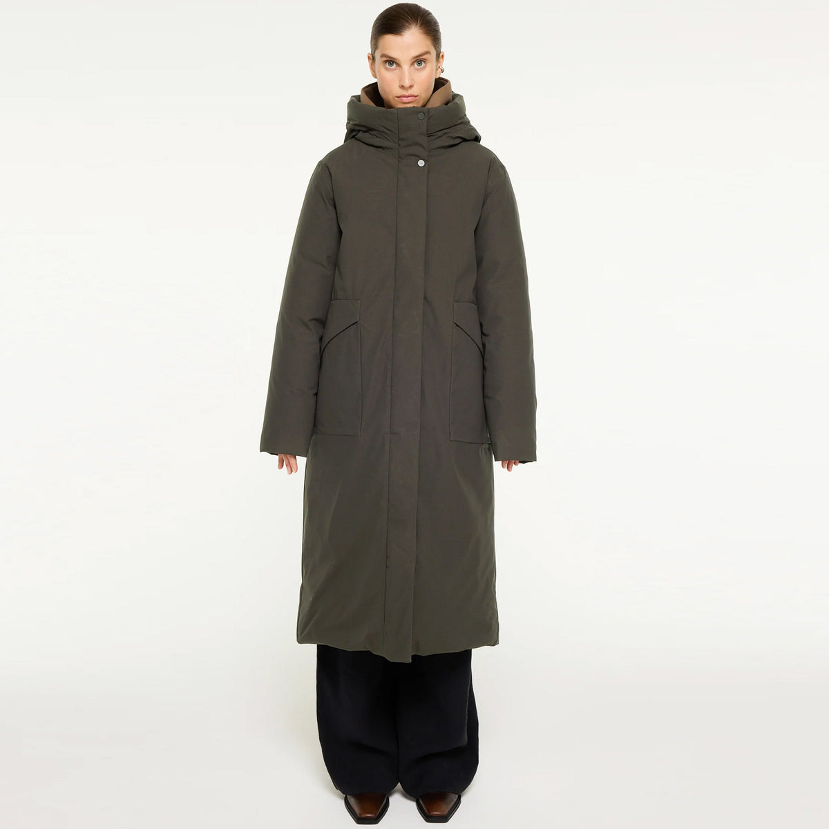 Naila Cold Winter Parka deep olive