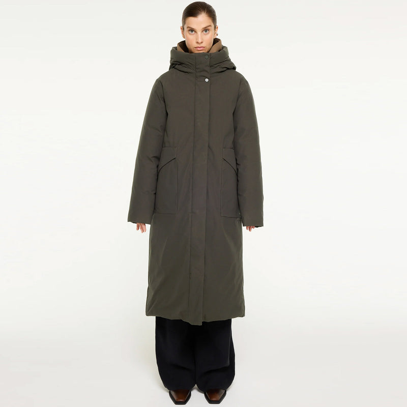 Naila Cold Winter Parka deep olive